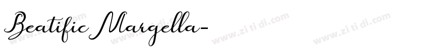 Beatific Margella字体转换